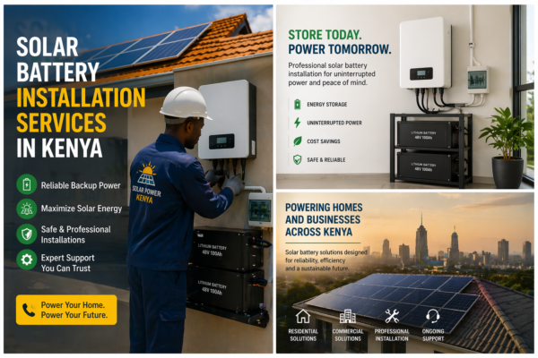 Solar Battery Installation Services in Kenya